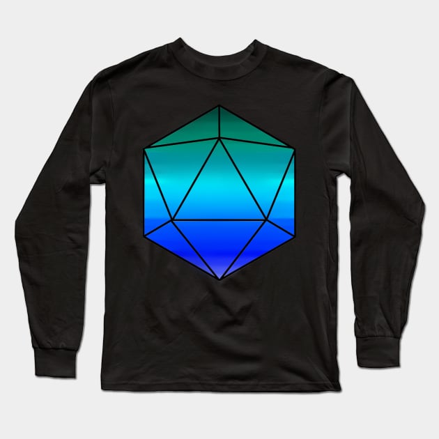 Blue Fade Long Sleeve T-Shirt by PattyT